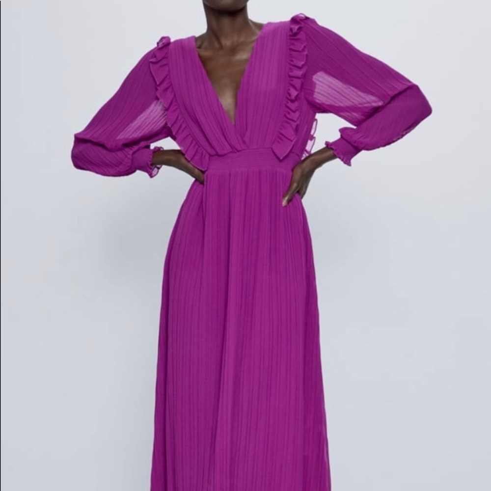Pleated dress